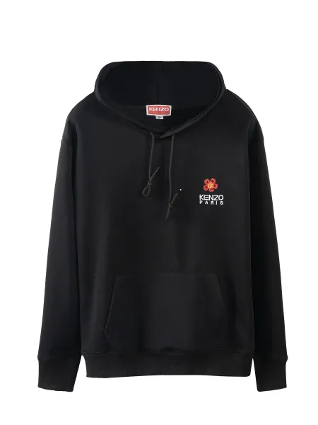 Kenzo Tiger Embroidered Black Hoodie - 4
