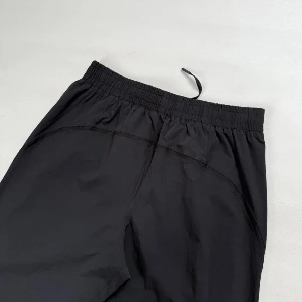 Design Drawstring Waist Pants Light Gray Pants - 17