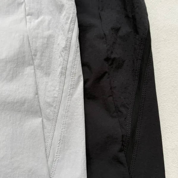 Design Drawstring Waist Pants Light Gray Pants - 29