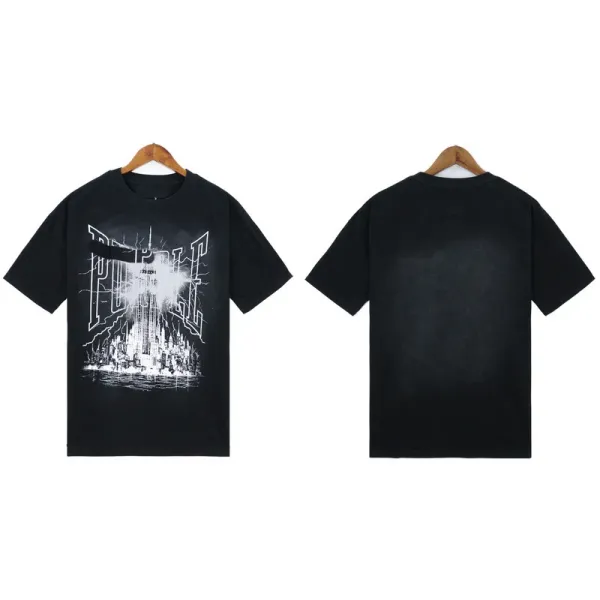 Philipp Plein Urban Lightning Black T-Shirt - 1