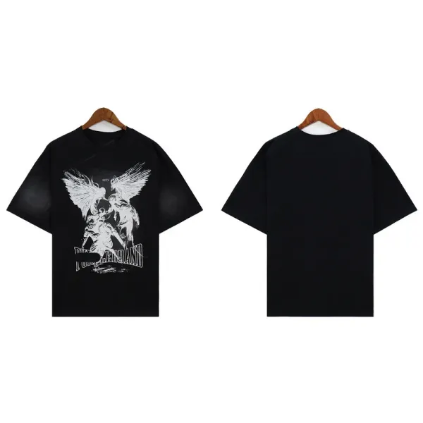 Nirvana x Unknown Brand Arch Logo Washed Army Green T-Shirt - 22