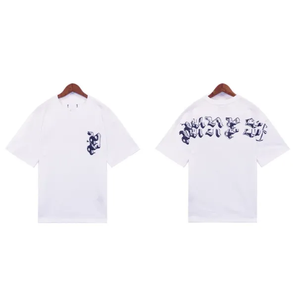 Design Gothic Script T-Shirt White - 1