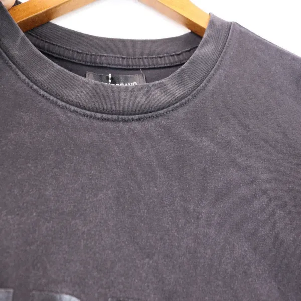 Nirvana x Unknown Brand Arch Logo Washed Army Green T-Shirt - 7