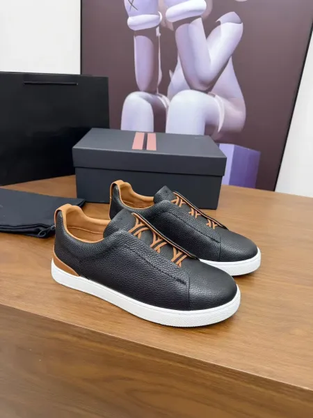 Hogan Interactive Brown Leather Slip-On Sneakers - 4