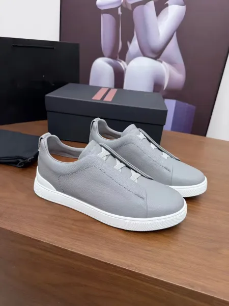 Hogan Interactive Brown Leather Slip-On Sneakers - 6