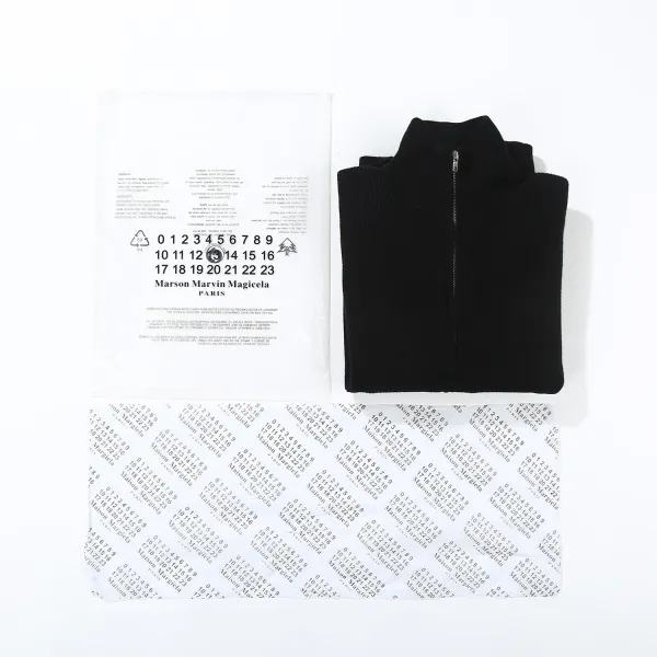 Maison Margiela Tabi Stitch Sweater Black - 6