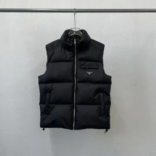 Prada Re-Nylon Down Vest Black - 1