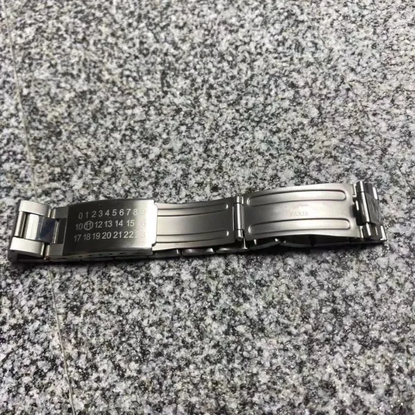 Maison Margiela Replica Numbered Bracelet Silver Metal Bracelet - 7