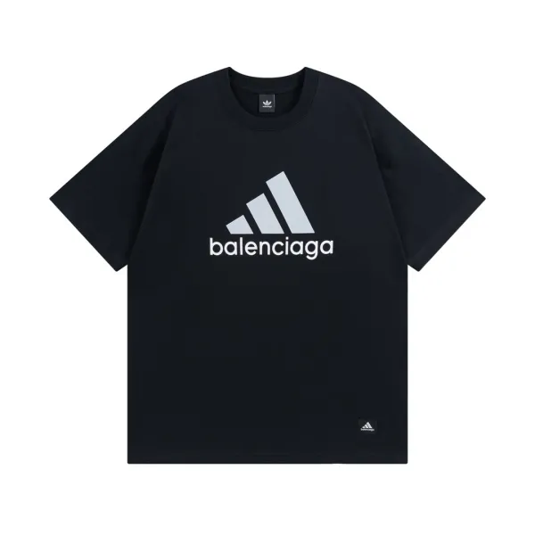Balenciaga x Adidas Logo Tee Black T-Shirt - 1