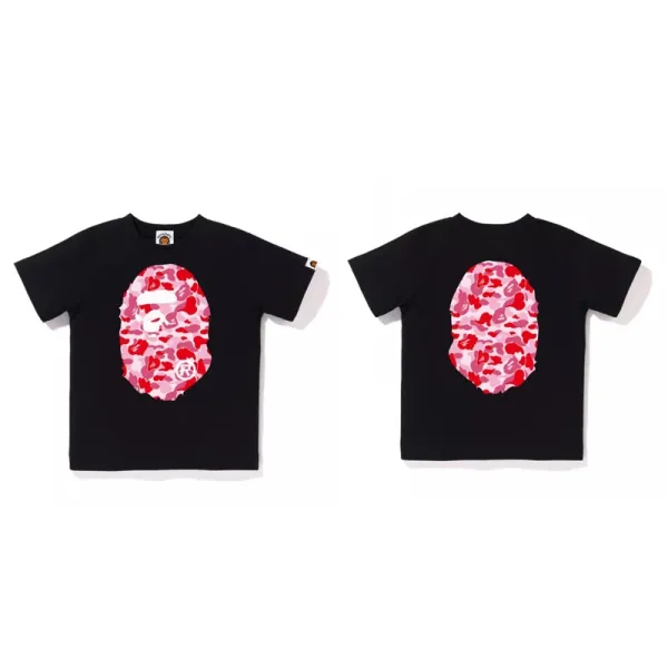 A Bathing Ape ABC Camo Big Ape Head T-Shirt Black - 1