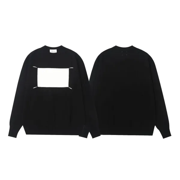 Maison Margiela Tabi Stitch Sweater Black - 1