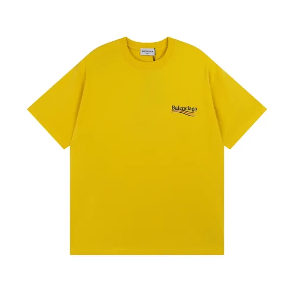 Balenciaga Logo Print Black T-Shirt - 22