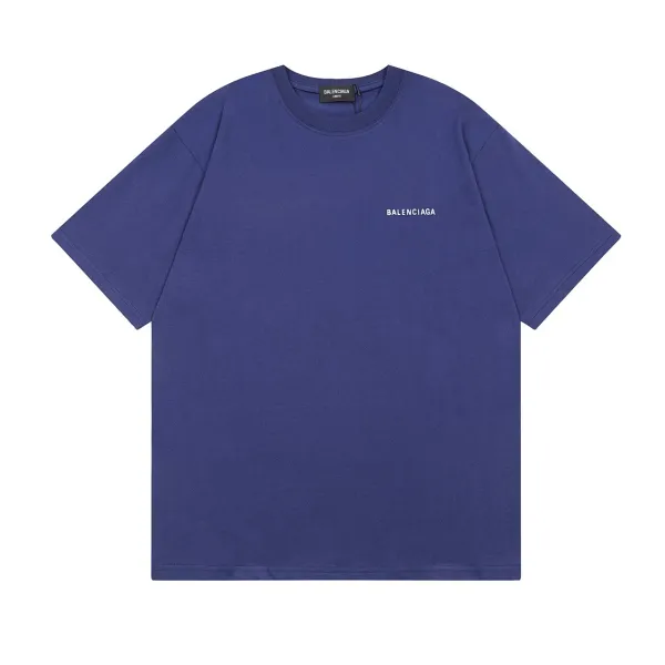 Balenciaga Logo Print Black T-Shirt - 28