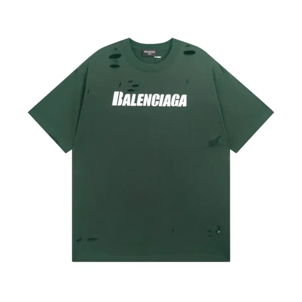 Balenciaga Logo Print Black T-Shirt - 13