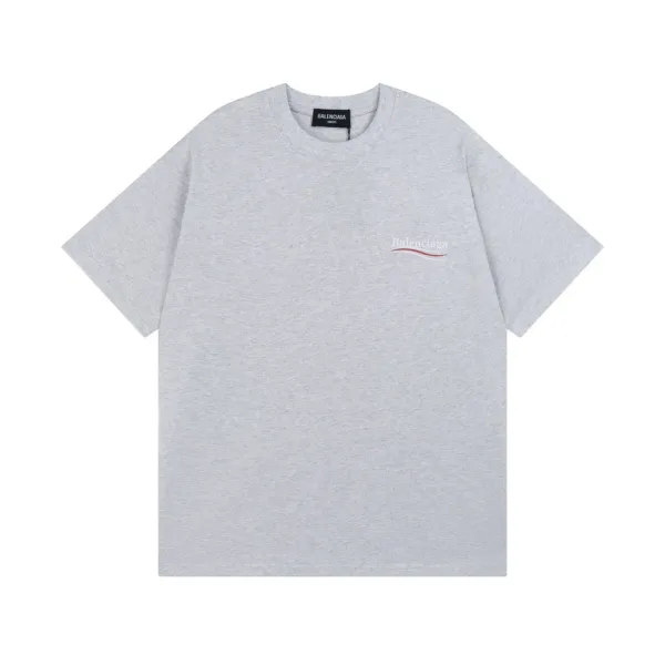 Balenciaga Logo Print Black T-Shirt - 21