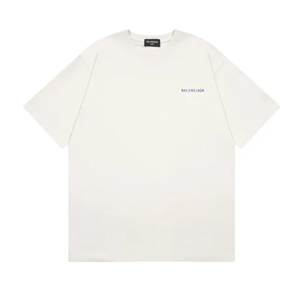 Balenciaga Logo Print Black T-Shirt - 27