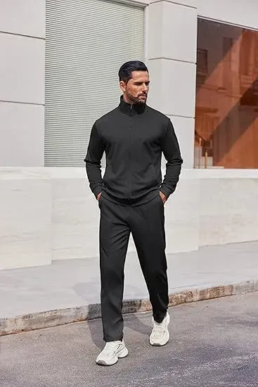 Design Performance Track Set Black Activewear - 1