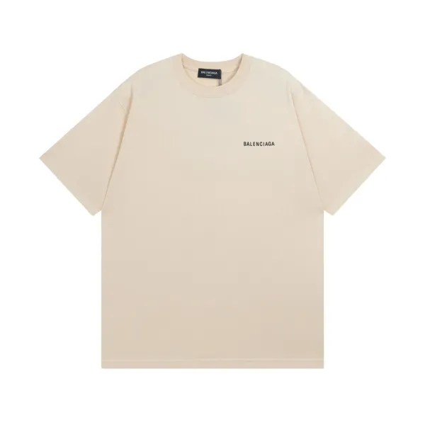 Balenciaga Logo Print Black T-Shirt - 29
