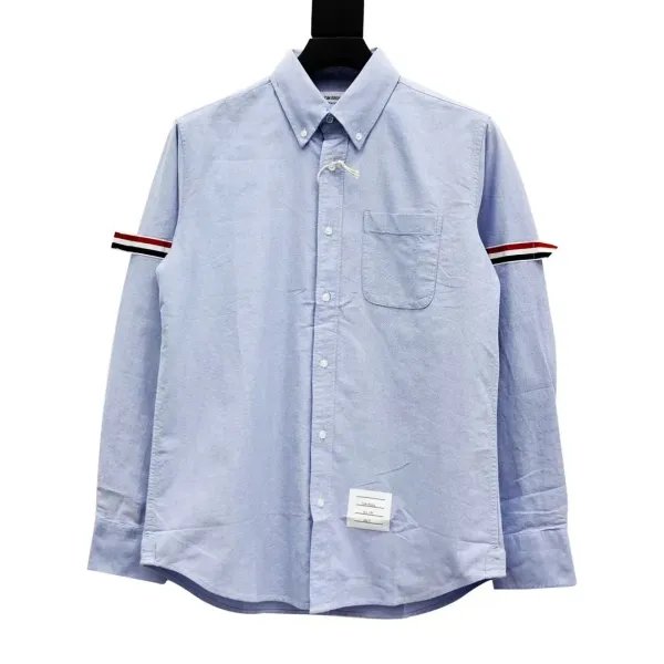 Thom Browne Classic 4-Bar T-Shirt White Gray Black - 20