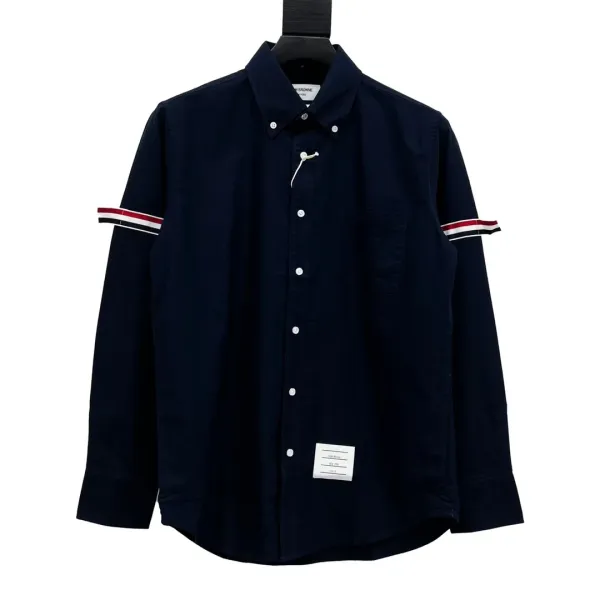 Thom Browne Classic 4-Bar T-Shirt White Gray Black - 17