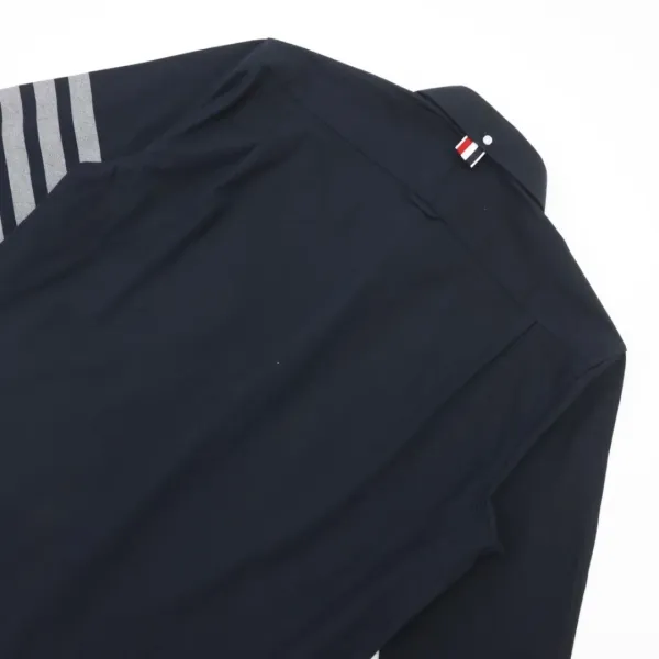 Thom Browne Classic 4-Bar T-Shirt White Gray Black - 30