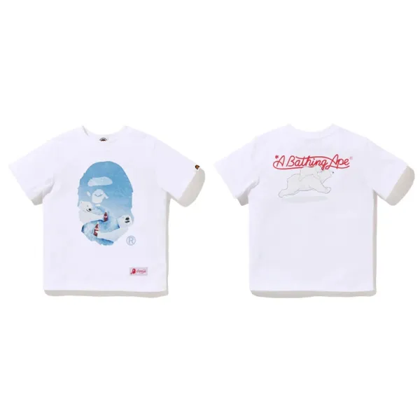 A Bathing Ape Polar Bear Ice Cap T-Shirt White - 1