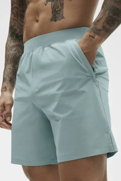 Lululemon Commission Shorts Light Blue Shorts - 7
