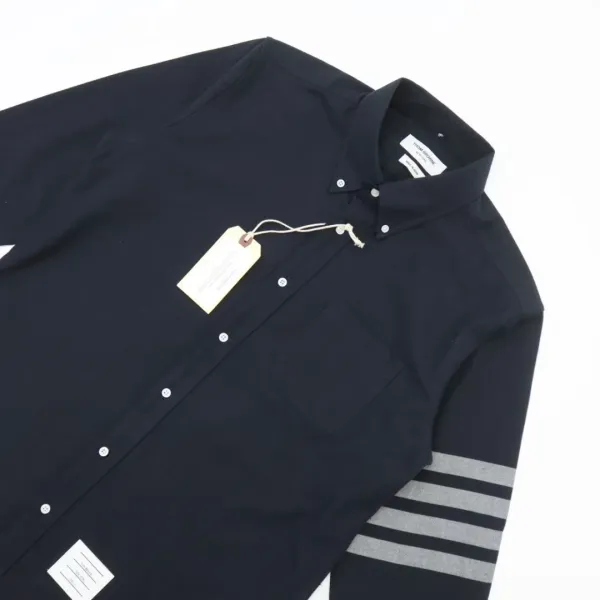 Thom Browne Classic 4-Bar T-Shirt White Gray Black - 33