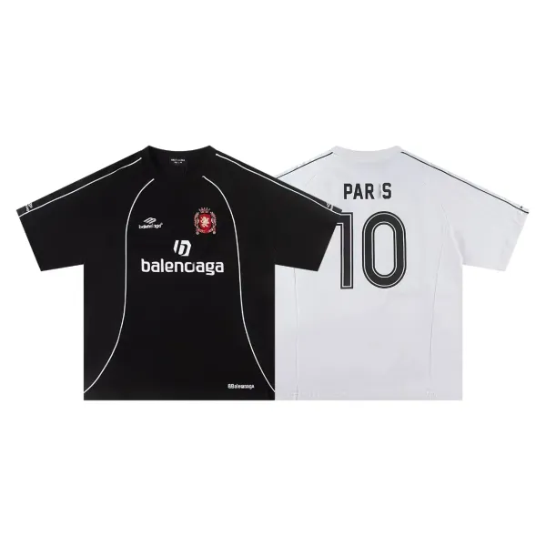 Balenciaga x FC Barcelona Inspired Jersey White T-Shirt - 4