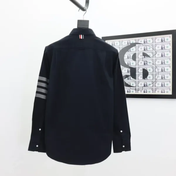 Thom Browne Classic 4-Bar T-Shirt White Gray Black - 29