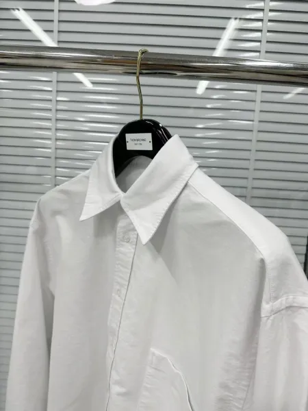 Thom Browne Classic 4-Bar T-Shirt White Gray Black - 40
