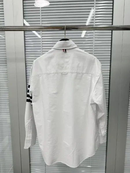 Thom Browne Classic 4-Bar T-Shirt White Gray Black - 41