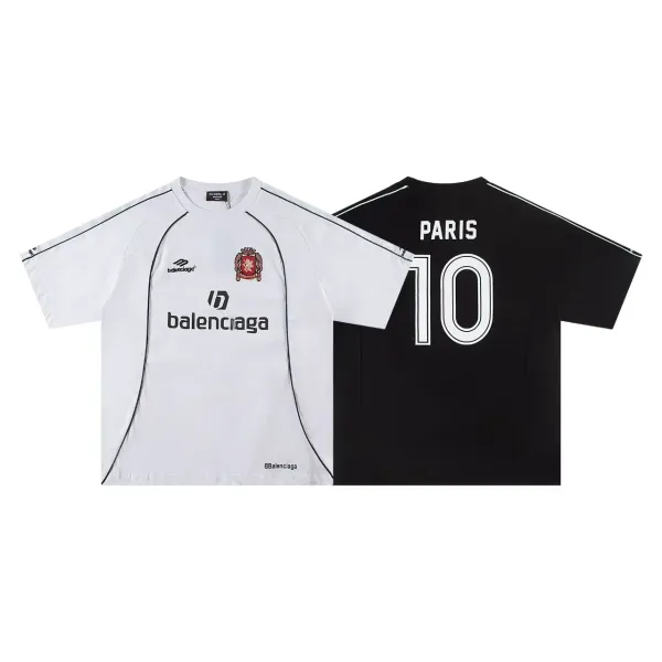 Balenciaga x FC Barcelona Inspired Jersey White T-Shirt - 5