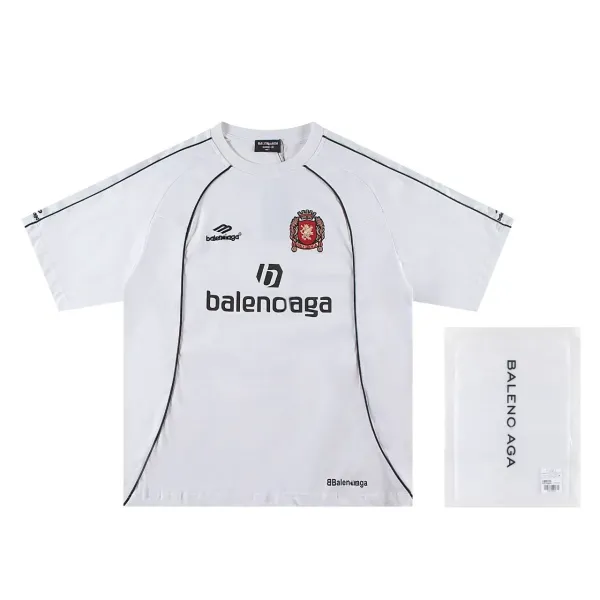Balenciaga x FC Barcelona Inspired Jersey White T-Shirt - 13