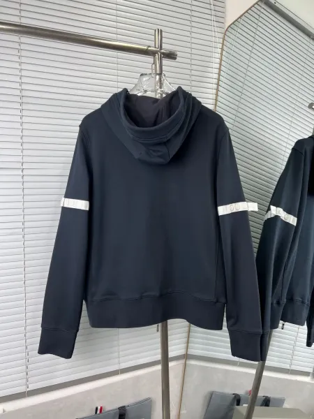 Thom Browne Classic Four-Bar Stripe Zip-Up Hoodie and Sweatpants Set - 24