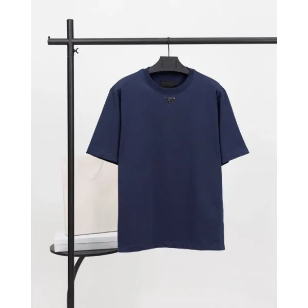 Prada Re-Nylon T-Shirt Navy - 1