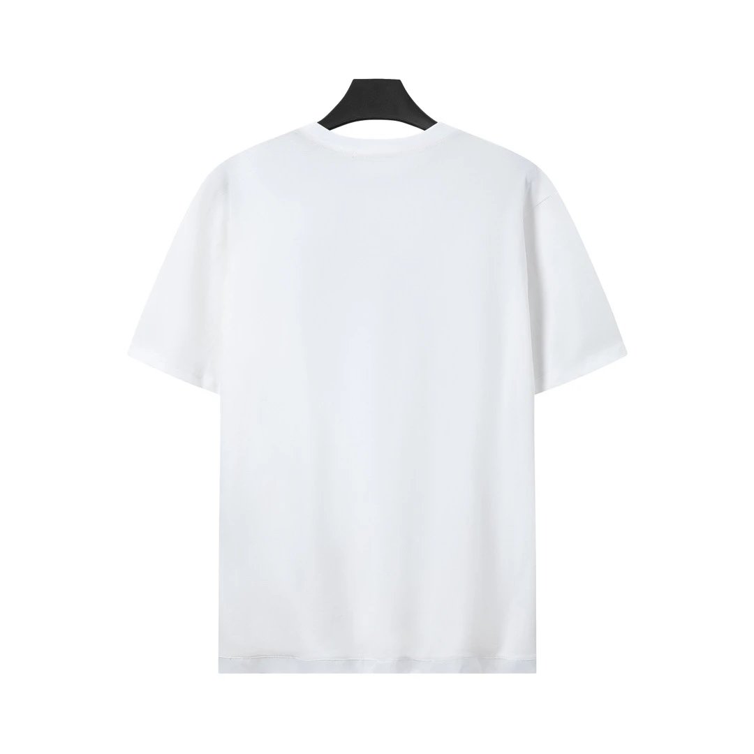 Prada Re-Nylon Triangle Logo White T-Shirt - 33