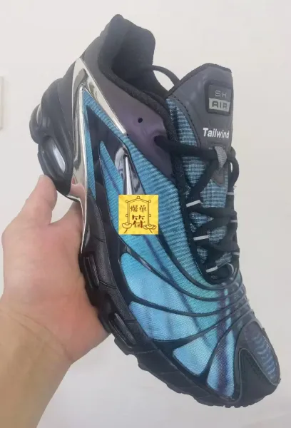 Asics Tailwind SK Air Blue Black Mesh Sneakers - 1