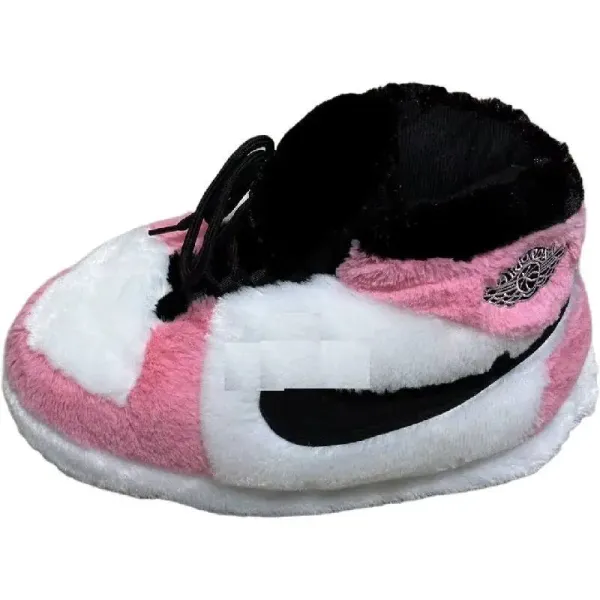 Air Jordan 1 Mid Pink Foam Slippers - 1
