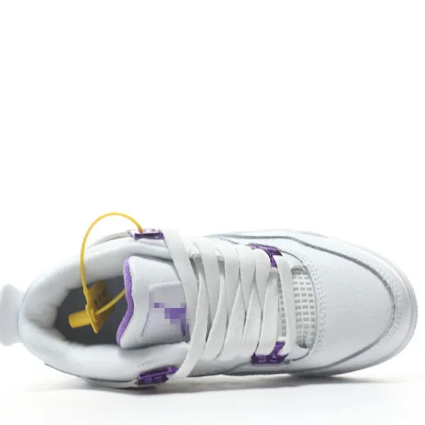 Air Jordan 4 White Gold Sneakers - 5
