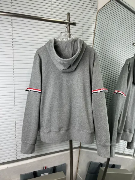 Thom Browne Classic Four-Bar Stripe Zip-Up Hoodie and Sweatpants Set - 23