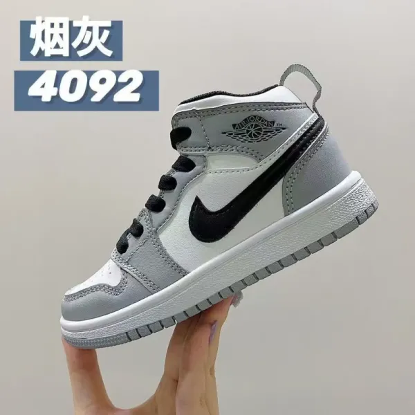 Air Jordan 1 Mid Smoke Gray 4092 Sneakers - 1