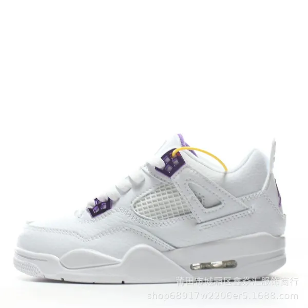Air Jordan 4 White Gold Sneakers - 2