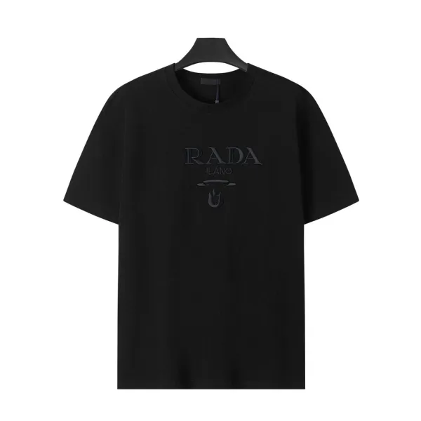 Prada Re-Nylon Triangle Logo White T-Shirt - 42