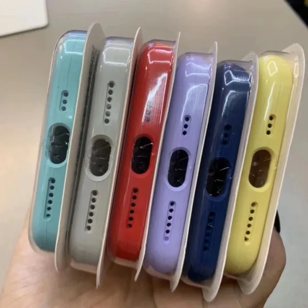 Apple iPhone Silicone Case Purple Phone-Case - 14