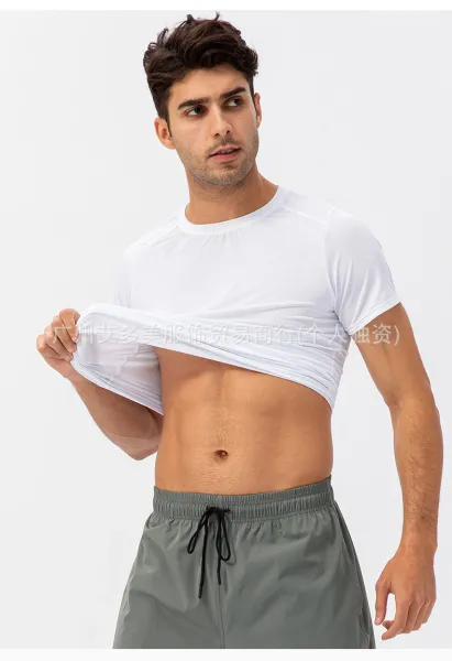 Design Performance Mesh T-Shirt White Activewear Top - 13