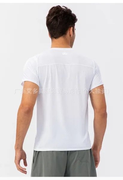 Design Performance Mesh T-Shirt White Activewear Top - 15