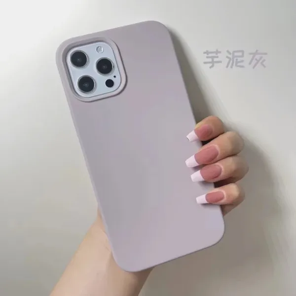 Apple iPhone Silicone Case Purple Phone-Case - 4