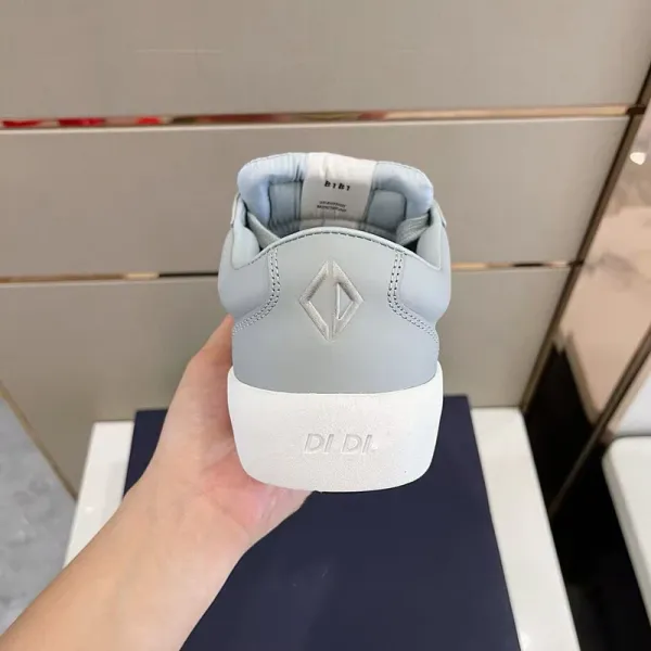 Dior B23 Oblique Gray Suede Sneakers - 6