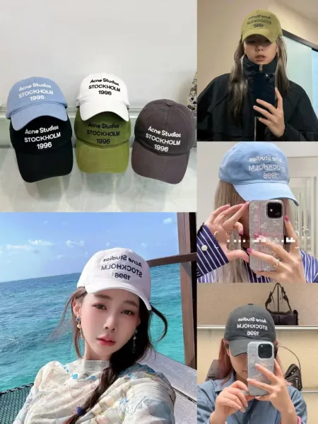 Acne Studios Stockholm 1996 Black Baseball Cap - 3